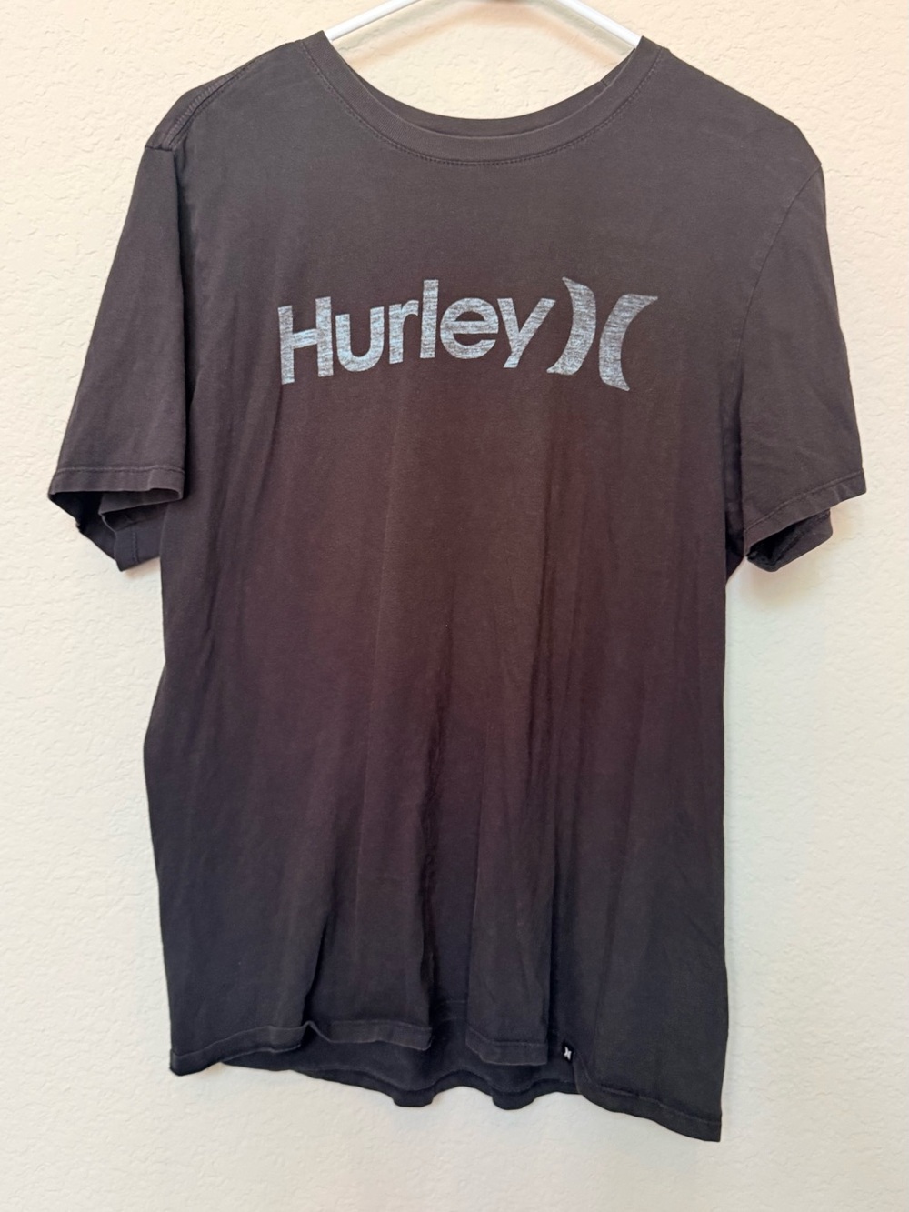 Hurley Black Short-Sleeve Logo Tee